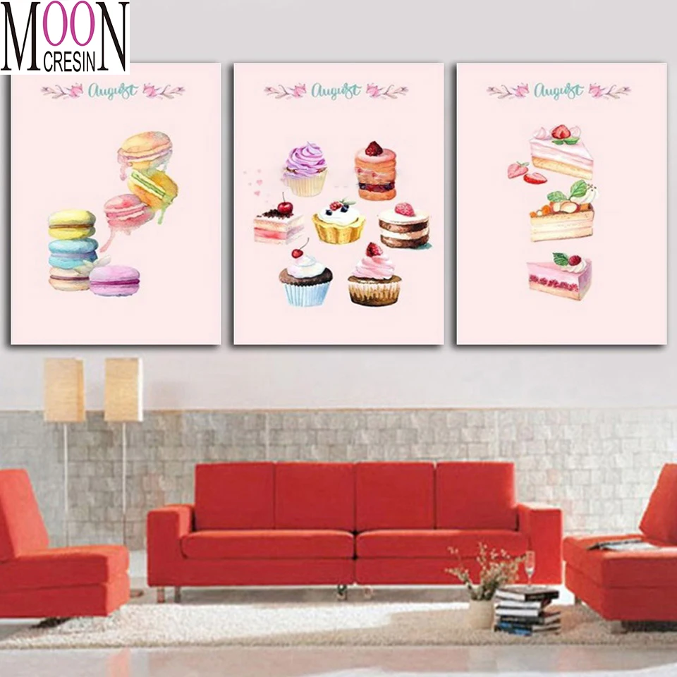 3 pcs DIY diamond embroidery cake dessert full square round diamond painting cross stitch kit 5D mosaic daimond kitchen decor
3 pcs DIY diamond embroidery cake dessert full square round diamond painting cross stitch kit 5D mosaic daimond kitchen decor