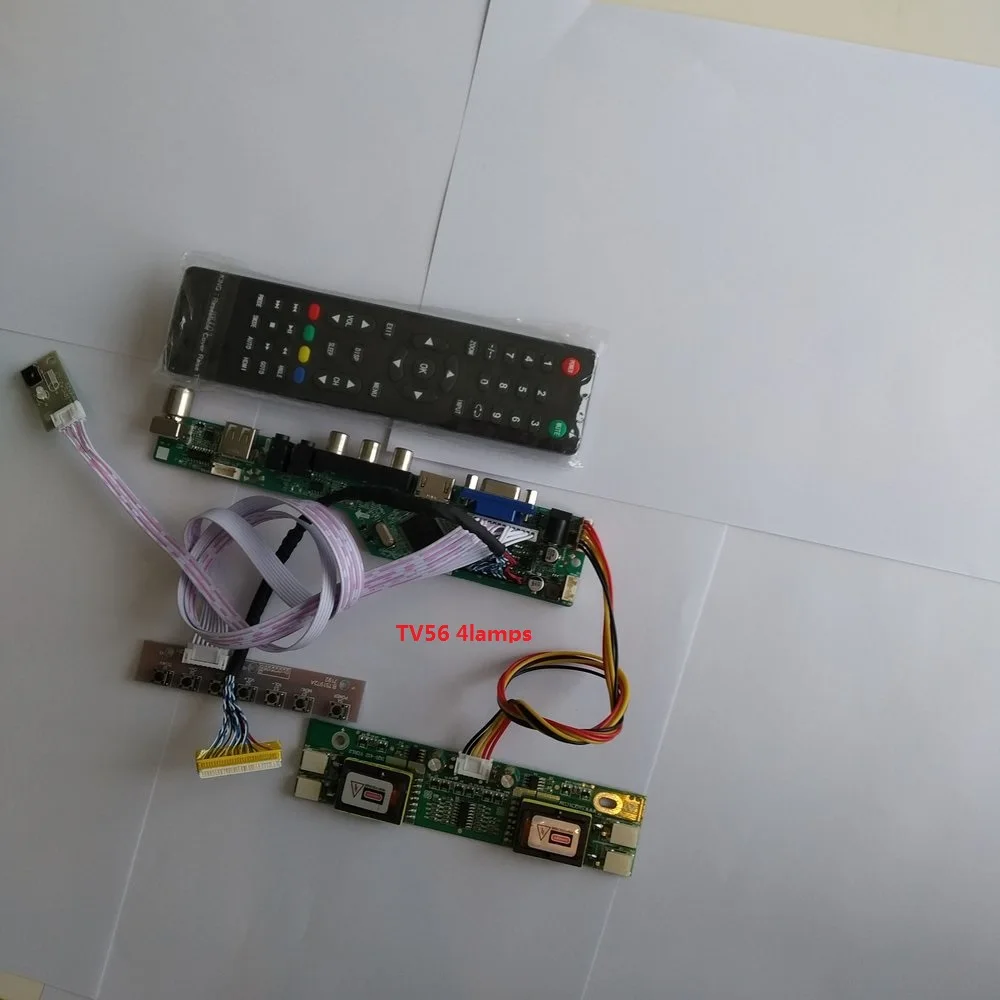 Плата драйвера контроллера для M190EG02 V4, Новый ЖК-модуль, совместимый с HDMI, VGA, AV, TV, USB, 1280x1024, 19 дюймов, комплект с 4 лампами, цифровой 30pin
Плата драйвера контроллера для M190EG02 V4, Новый ЖК-модуль, совместимый с HDMI, VGA, AV, TV, USB, 1280x1024, 19 дюймов, комплект с 4 лампами, цифровой 30pin