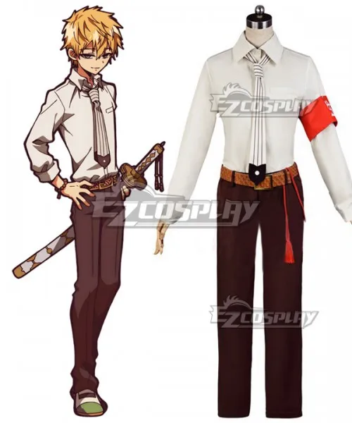 Jibaku Shounen Hanako-kun Minamoto Teru Halloween Carnival Uniform Fancy Suit Adult Party Outfit Cosplay Costume E001
Jibaku Shounen Hanako-kun Minamoto Teru Halloween Carnival Uniform Fancy Suit Adult Party Outfit Cosplay Costume E001