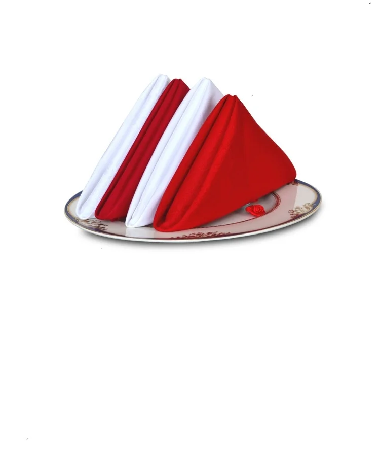 High Density Cotton Hotel Table Napkin, Red and White Chinese and Western Restaurants Napkin
High Density Cotton Hotel Table Napkin, Red and White Chinese and Western Restaurants Napkin