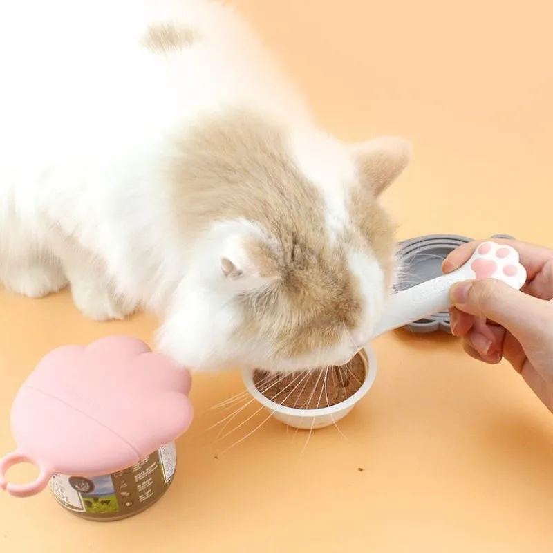 Multi-Functional Pet Food Can Spoon And Universal Silicone Lids Covers Spatula Opener For Cat Dog Feeding Wet Storage Supplies
Multi-Functional Pet Food Can Spoon And Universal Silicone Lids Covers Spatula Opener For Cat Dog Feeding Wet Storage Supplies