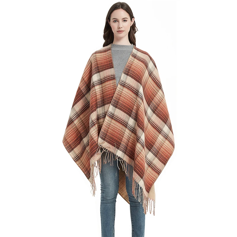 New Fashion Cashmere Women Plaid Print Tassel Double-Sided Scarf Winter Warm Shawl Wrap Female Comfortable warm Thick Blanket
New Fashion Cashmere Women Plaid Print Tassel Double-Sided Scarf Winter Warm Shawl Wrap Female Comfortable warm Thick Blanket