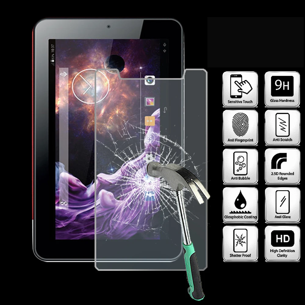 Для планшета ESTAR Mercury HD Quad 7,0 дюйма-закаленное стекло для защиты экрана, Взрывозащищенная пленка для экрана с защитой от царапин
Для планшета ESTAR Mercury HD Quad 7,0 дюйма-закаленное стекло для защиты экрана, Взрывозащищенная пленка для экрана с защитой от царапин
