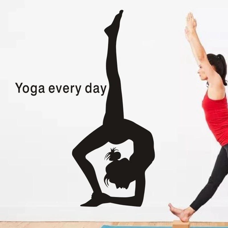 Yoga Club Wall Sticker Decal Girl Posters Vinyl Home Decoration Decor Mural
Yoga Club Wall Sticker Decal Girl Posters Vinyl Home Decoration Decor Mural