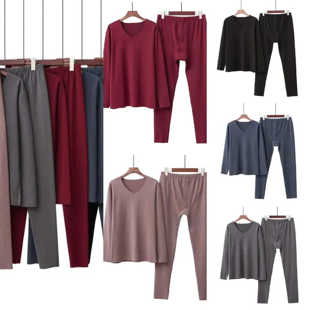 Men Thermal Underwear Sexy lingerie Fleece padded warm top High Elastic pajamas Homewear Cotton Thermal Underwear Warm pants Set
Men Thermal Underwear Sexy lingerie Fleece padded warm top High Elastic pajamas Homewear Cotton Thermal Underwear Warm pants Set