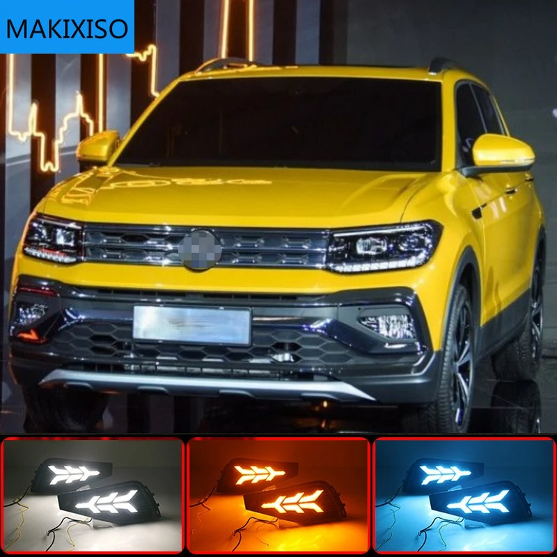 1 Set For Volkswangen VW T-Cross tcross 2019 2020 Daytime Running Lights Turn Signal Fog Lamp Cover 12V ABS LED DRL Car Styling
1 Set For Volkswangen VW T-Cross tcross 2019 2020 Daytime Running Lights Turn Signal Fog Lamp Cover 12V ABS LED DRL Car Styling