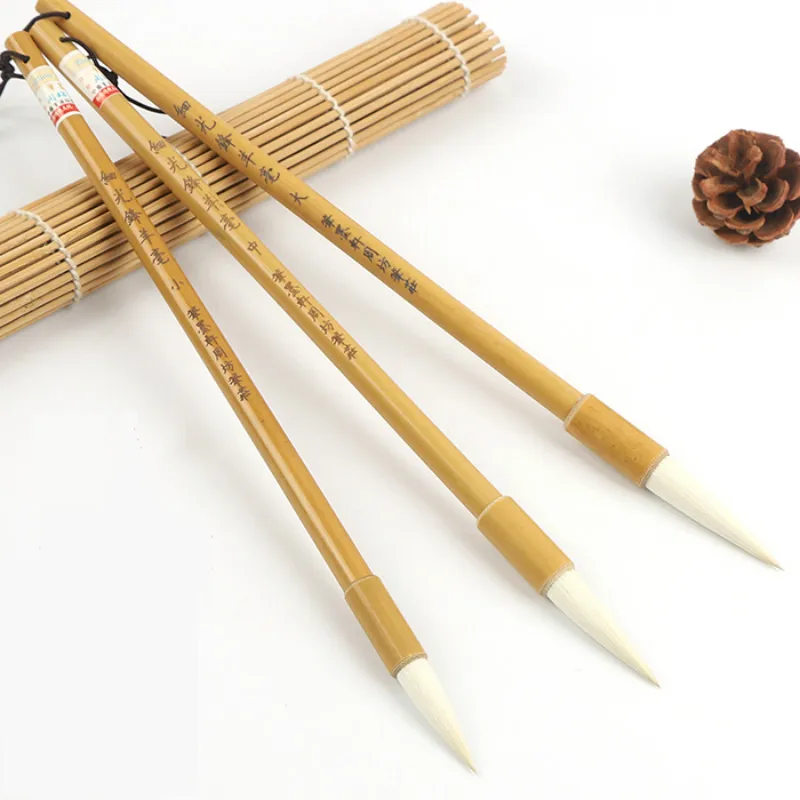 Woolen Hair Brush Pen Set Chinese Long Hair Writing Brush Caligrafia Calligraph Painting Rendering Soft Wool Brushes Tinta China
Woolen Hair Brush Pen Set Chinese Long Hair Writing Brush Caligrafia Calligraph Painting Rendering Soft Wool Brushes Tinta China