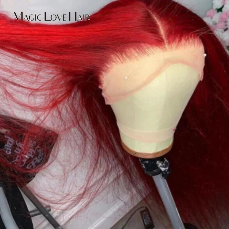 Magic Love 13*6 Transparent Lace Red Lace Frontal Wigs Straight Human Hair Wigs Brazilain Remy With Baby hair Wigs Pre Plucked
Magic Love 13*6 Transparent Lace Red Lace Frontal Wigs Straight Human Hair Wigs Brazilain Remy With Baby hair Wigs Pre Plucked