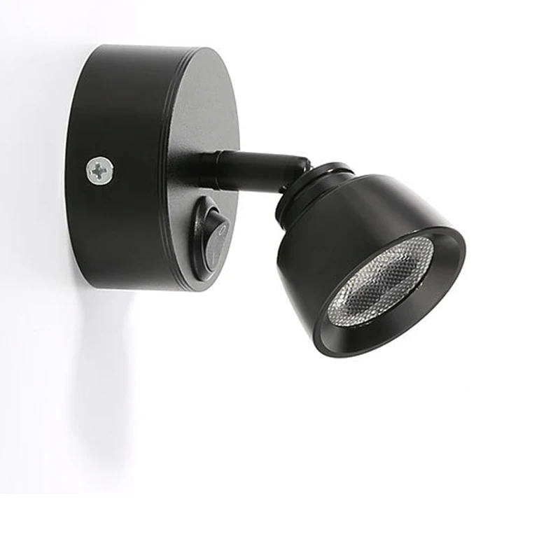 3W LED Wall Lamps with Knob Switch Modern Bedroom Bedside Reading Lighting 360 Degree Angle Adjustable AC90-260V Bedside Lights
3W LED Wall Lamps with Knob Switch Modern Bedroom Bedside Reading Lighting 360 Degree Angle Adjustable AC90-260V Bedside Lights