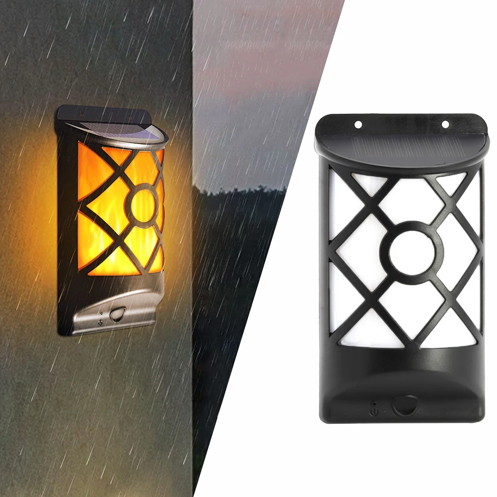 Waterproof Solar Flame Lights Light Sensor Auto On/Off 66 LED Lamp Solar Powered Wall Mounted
Waterproof Solar Flame Lights Light Sensor Auto On/Off 66 LED Lamp Solar Powered Wall Mounted