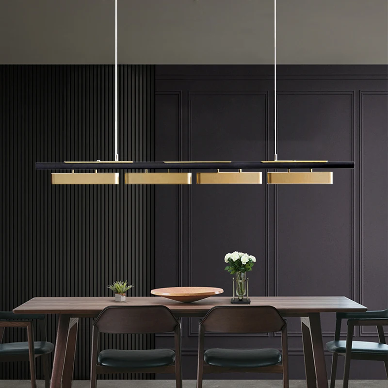 Nordic Wrought Iron Hanging Dining Table Lamp Kitchen Lamp Dining Room Chandelier Modern Luxury Black Gold Long LED Pendant Lamp
Nordic Wrought Iron Hanging Dining Table Lamp Kitchen Lamp Dining Room Chandelier Modern Luxury Black Gold Long LED Pendant Lamp