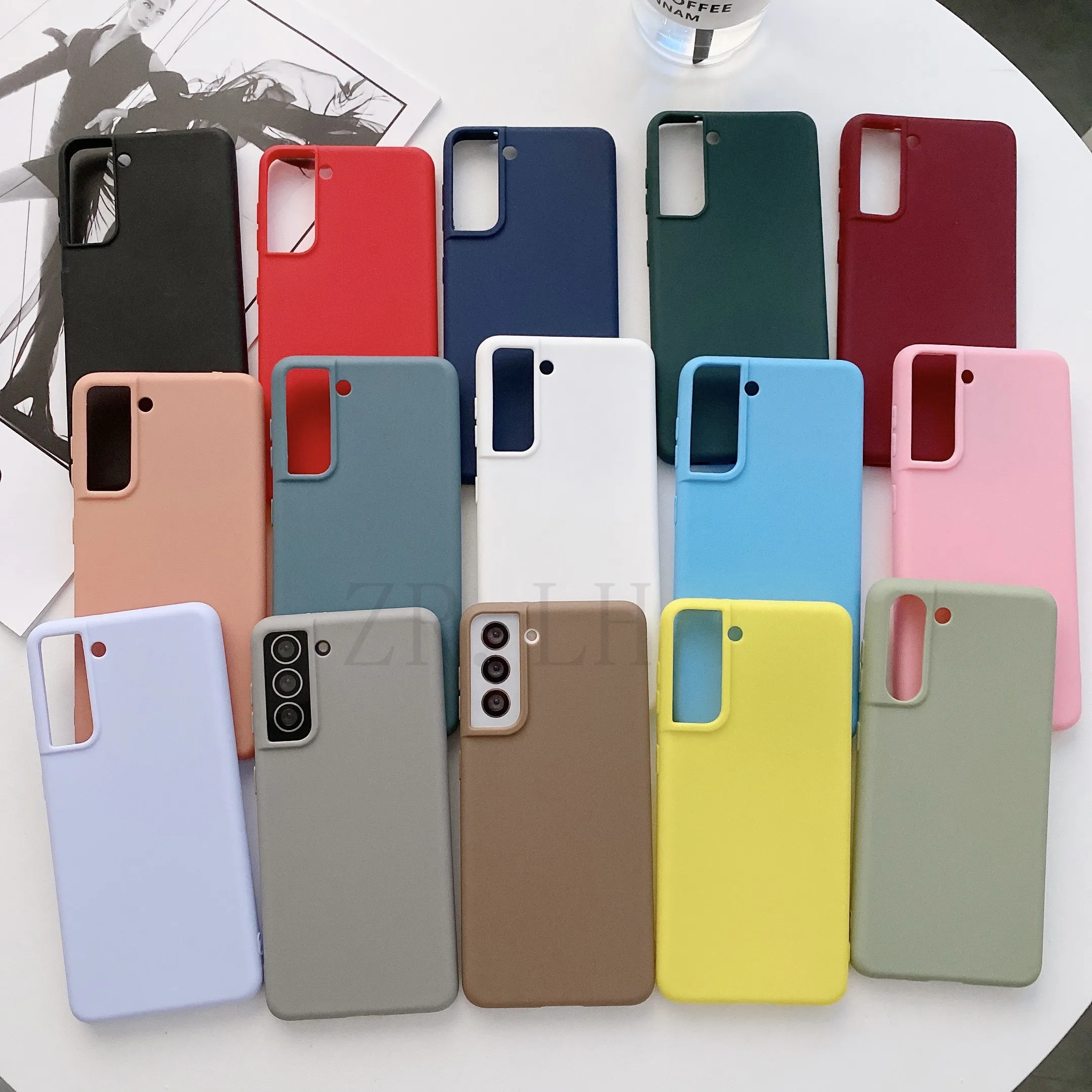 Candy color silicone phone case For samsung galaxy S24 S23 S22 S21FE S8 S9 S10 plus NOTE 10 20pro S20 ultra matte soft TPU cover
Candy color silicone phone case For samsung galaxy S24 S23 S22 S21FE S8 S9 S10 plus NOTE 10 20pro S20 ultra matte soft TPU cover