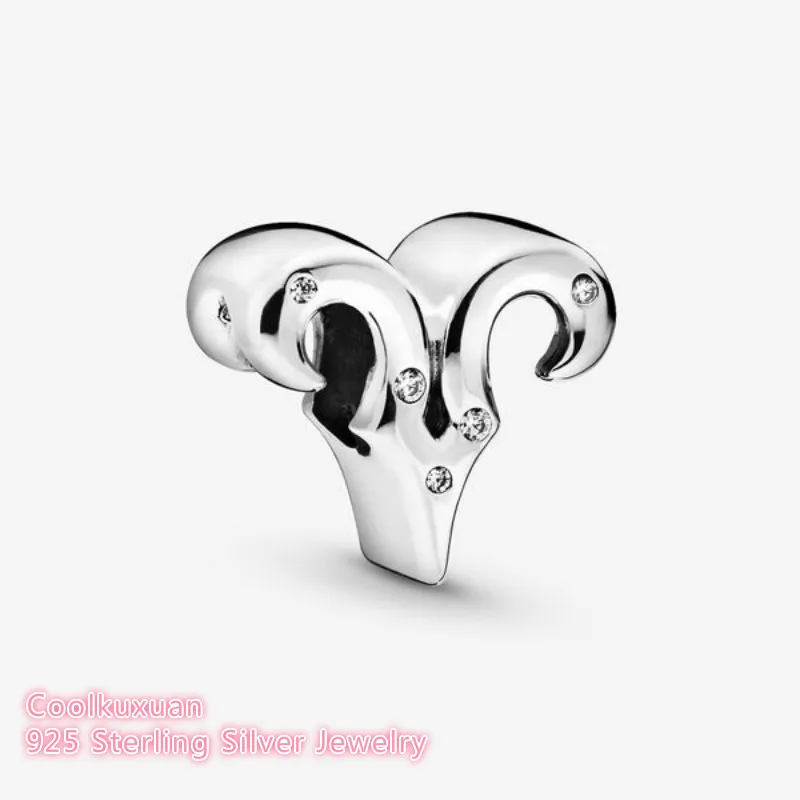 Winter 100% 925 Sterling Silver Sparkling Aries Zodiac Charm beads Fits Original Pandora bracelets Jewelry Making
Winter 100% 925 Sterling Silver Sparkling Aries Zodiac Charm beads Fits Original Pandora bracelets Jewelry Making