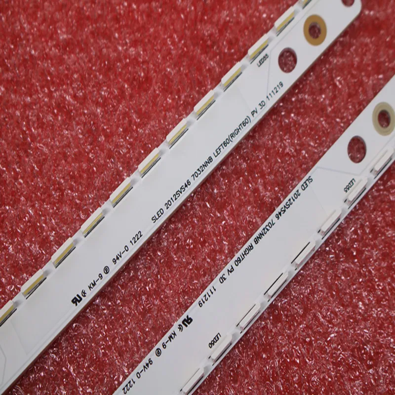 Лента светодиодная 572 мм для Samsung UA46ES5500R SLED 2012SVS46 7032NNB LEFT60 RIGHT60 3D, 10 шт.
Лента светодиодная 572 мм для Samsung UA46ES5500R SLED 2012SVS46 7032NNB LEFT60 RIGHT60 3D, 10 шт.