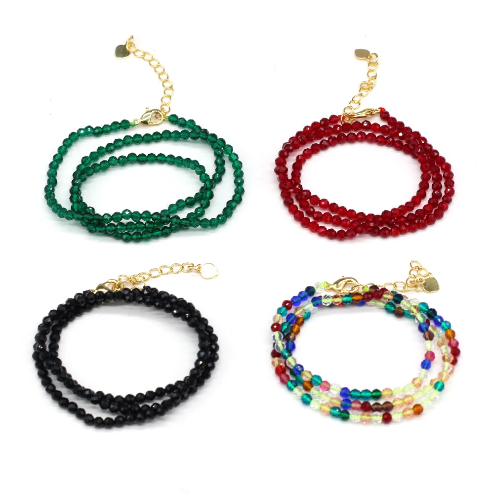 New Natural Gem Stone Spinels Beads Necklace Jewelry Delicate Section Mixed Colors Spinel Beaded Choker Necklaces for Women Gift
New Natural Gem Stone Spinels Beads Necklace Jewelry Delicate Section Mixed Colors Spinel Beaded Choker Necklaces for Women Gift