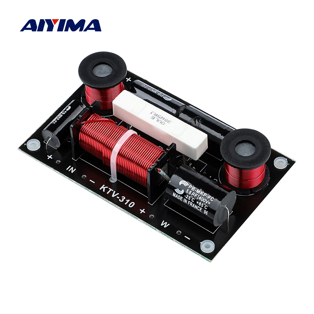 AIYIMA 600W 3 Ways Audio Speaker Crossover Dual Treble Bass Filter Hifi Professional Frequency Divider for KTV Loudspeaker
AIYIMA 600W 3 Ways Audio Speaker Crossover Dual Treble Bass Filter Hifi Professional Frequency Divider for KTV Loudspeaker