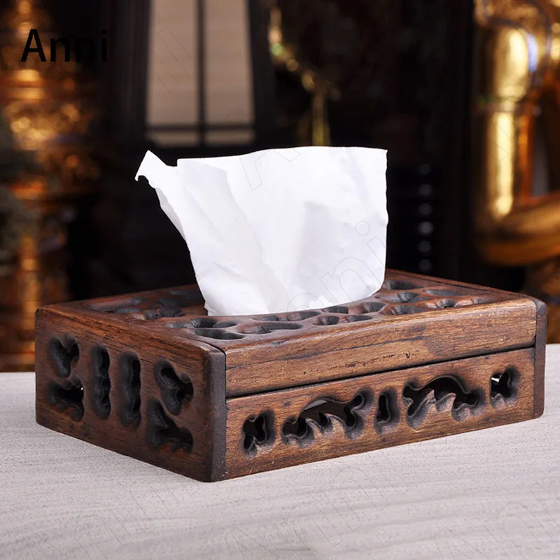 Creative Hollow Wood Tissue Boxes Cover Thailand Vintage Shaped Teak Napkin Holder Coffee Table Desktop Paper Towel Organization
Creative Hollow Wood Tissue Boxes Cover Thailand Vintage Shaped Teak Napkin Holder Coffee Table Desktop Paper Towel Organization
