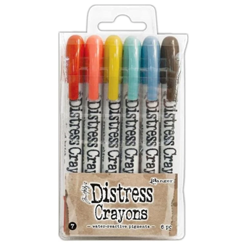 Tim Holtz Distress Crayons old color water-soluble crayons set hand account color smudge painting art supplies
Tim Holtz Distress Crayons old color water-soluble crayons set hand account color smudge painting art supplies