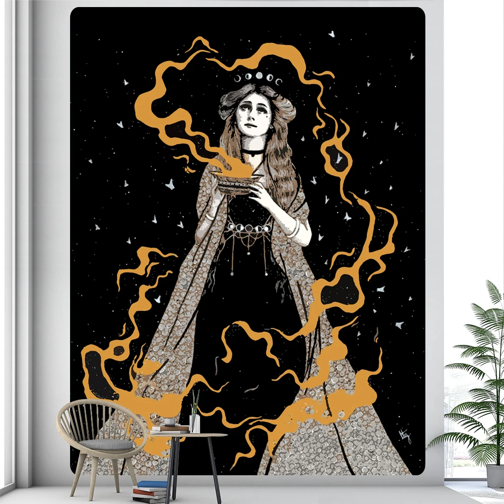 March goddess girl home decoration art tapestry bohemian decoration yoga mat hippie psychedelic scene sheets
March goddess girl home decoration art tapestry bohemian decoration yoga mat hippie psychedelic scene sheets