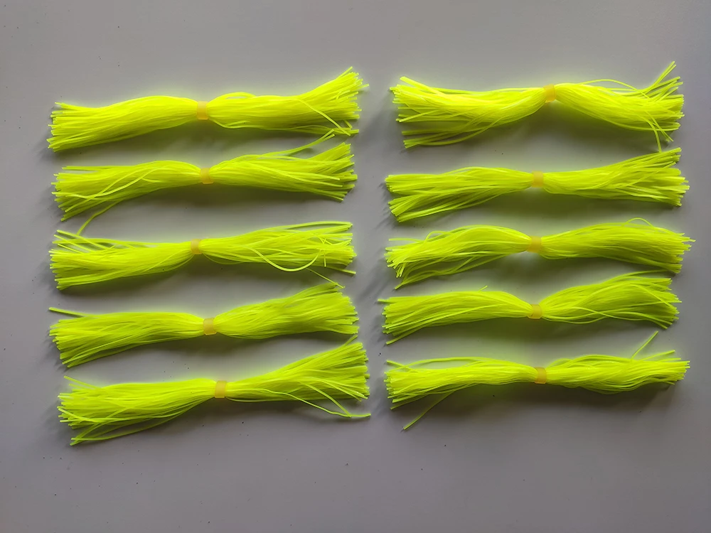 10 Bundles 50 Strands Silicone Skirts Fishing Accessories For Buzzbait SpinnerBait Jig Bass Lure Color Yellow
10 Bundles 50 Strands Silicone Skirts Fishing Accessories For Buzzbait SpinnerBait Jig Bass Lure Color Yellow