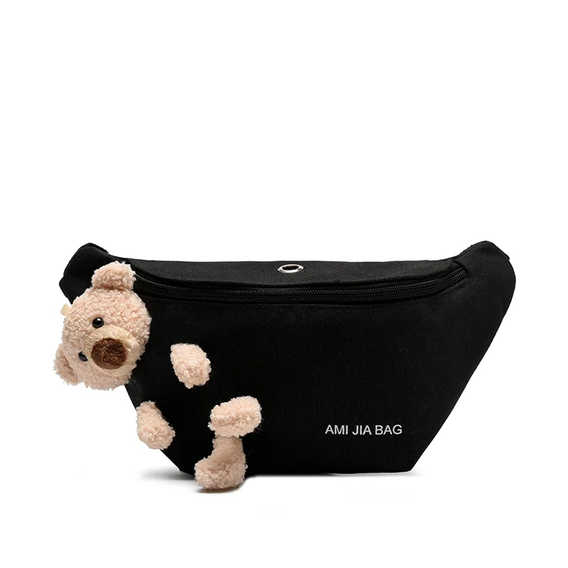 Mobile phone bag wallet bear canvas bag female cute student chest bag ins wild shoulder messenger waist bag coin purse Belt bag
Mobile phone bag wallet bear canvas bag female cute student chest bag ins wild shoulder messenger waist bag coin purse Belt bag
