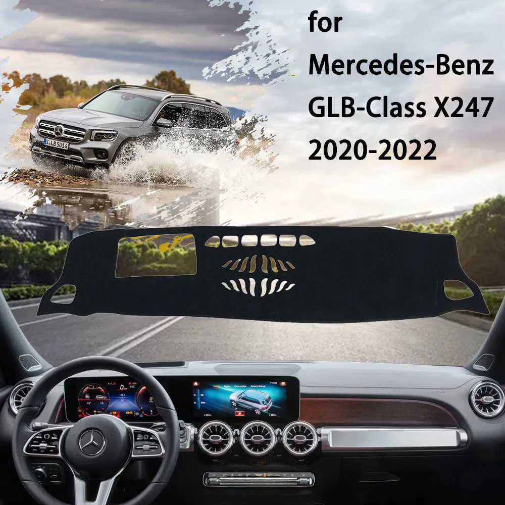 Dashboard Cover Dashmat Pad Dash Anti-slip Carpet Mat Protection Car Board Cape for Mercedes-Benz GLB-Class X247 2020 2021 2022
Dashboard Cover Dashmat Pad Dash Anti-slip Carpet Mat Protection Car Board Cape for Mercedes-Benz GLB-Class X247 2020 2021 2022