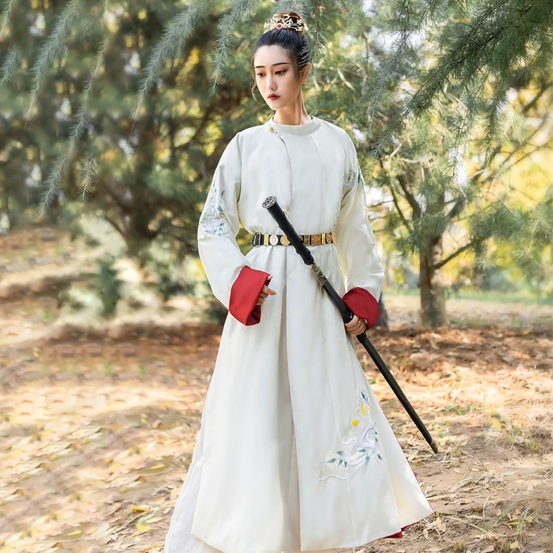 Men Women Ancient Chinese National Costumes Round Neck Robe Double-Side Hanfu Festival Stage Performance Folk Dance Dress SL4173
Men Women Ancient Chinese National Costumes Round Neck Robe Double-Side Hanfu Festival Stage Performance Folk Dance Dress SL4173