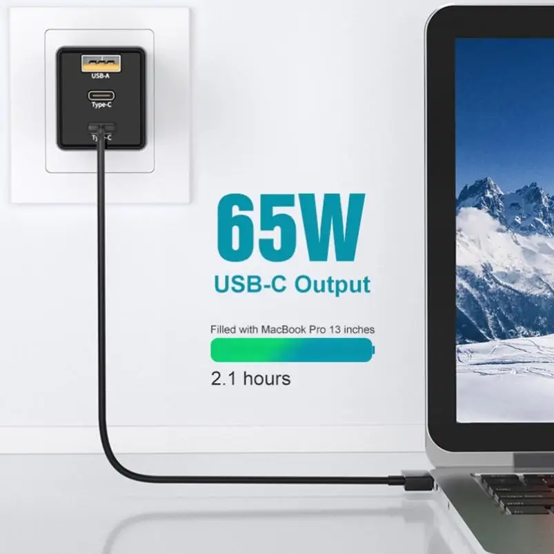 DAKA GaN Fast Charger 65W USB Type-C for iPhone Android iPad Notebook Xiaomi Charger Head Adapter Output Cahrger
DAKA GaN Fast Charger 65W USB Type-C for iPhone Android iPad Notebook Xiaomi Charger Head Adapter Output Cahrger