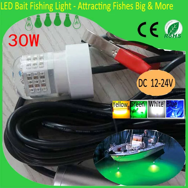 30W 12V LED Green Underwater Fishing Light Lamp Fishing Boat Light Night Fishing Lure Lights for Attcating Fish
30W 12V LED Green Underwater Fishing Light Lamp Fishing Boat Light Night Fishing Lure Lights for Attcating Fish