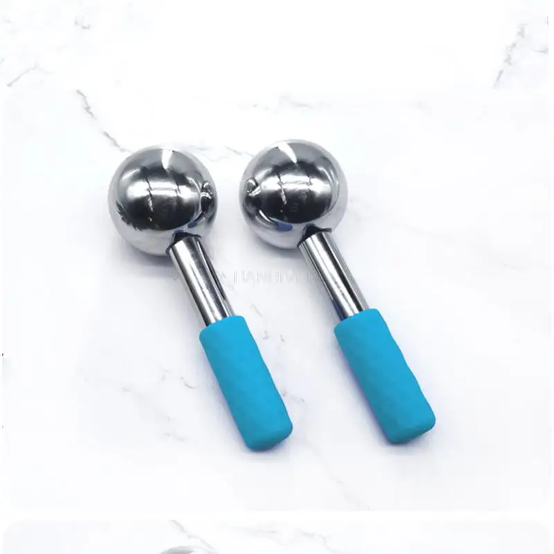 One pair 304 stainless steel ice hockey energy crystal ball, iced silicone handle manual massage facial and eye massage ball
One pair 304 stainless steel ice hockey energy crystal ball, iced silicone handle manual massage facial and eye massage ball