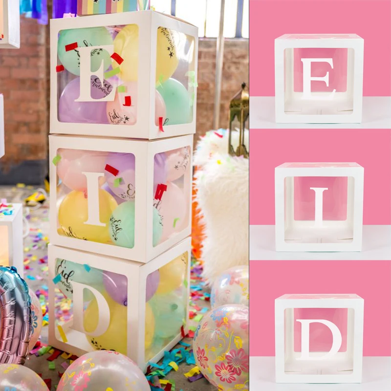 3pcs/set Ramadan Decoration For Home Clear Balloon Boxes Eid Mubarak Kareem Decor Eid al-Fitr Party Ballon Decor Supplies
3pcs/set Ramadan Decoration For Home Clear Balloon Boxes Eid Mubarak Kareem Decor Eid al-Fitr Party Ballon Decor Supplies