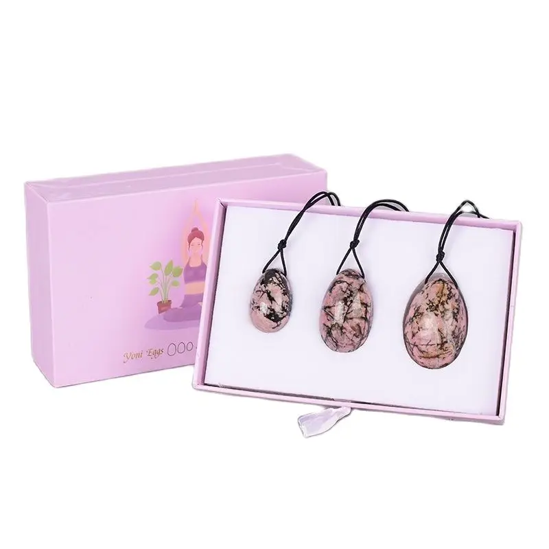 Yoni Egg Set Gift Boxes Massage Tools Natural Rhodonite Kegel Muscle Exerciser Health Crystal Ball Massager Mineral Quartz Stone
Yoni Egg Set Gift Boxes Massage Tools Natural Rhodonite Kegel Muscle Exerciser Health Crystal Ball Massager Mineral Quartz Stone