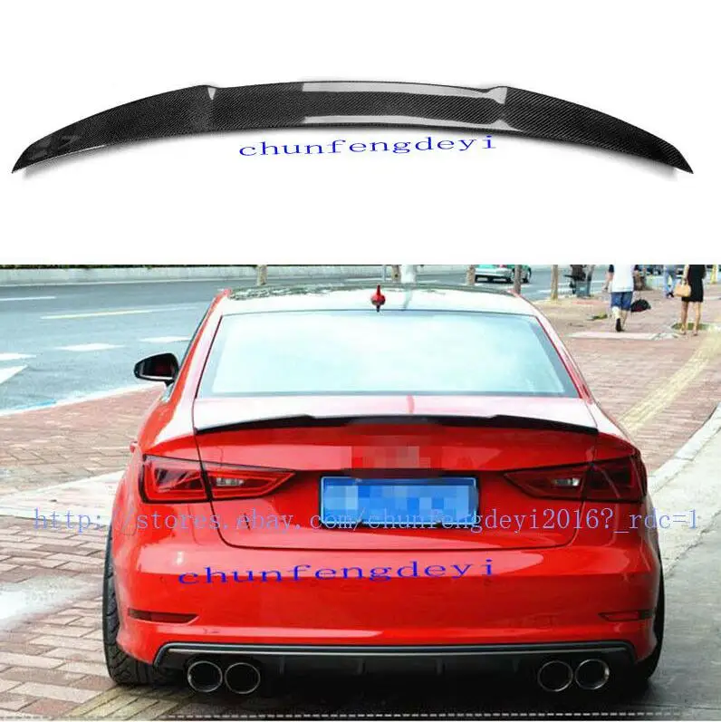 for Audi A3 S3 Sedan 4dr 2013 2014 2015 2016 Real Carbon Fiber Rear Trunk Spoiler Lip Wing
for Audi A3 S3 Sedan 4dr 2013 2014 2015 2016 Real Carbon Fiber Rear Trunk Spoiler Lip Wing