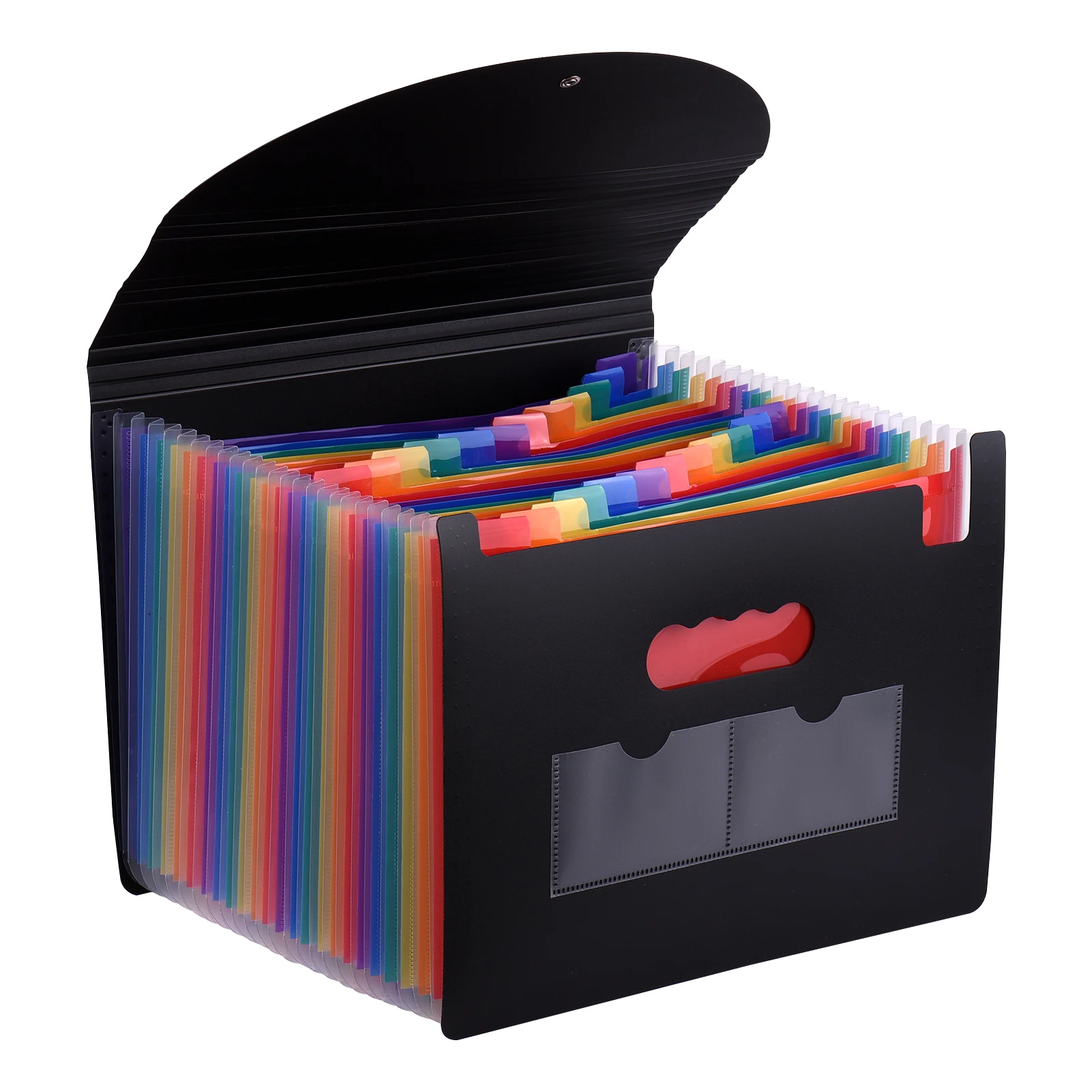 24 Pockets Expanding File Folder with Cover Accordian File Organizer A4 Letter Size Document Organizer Rainbow Color for School
24 Pockets Expanding File Folder with Cover Accordian File Organizer A4 Letter Size Document Organizer Rainbow Color for School