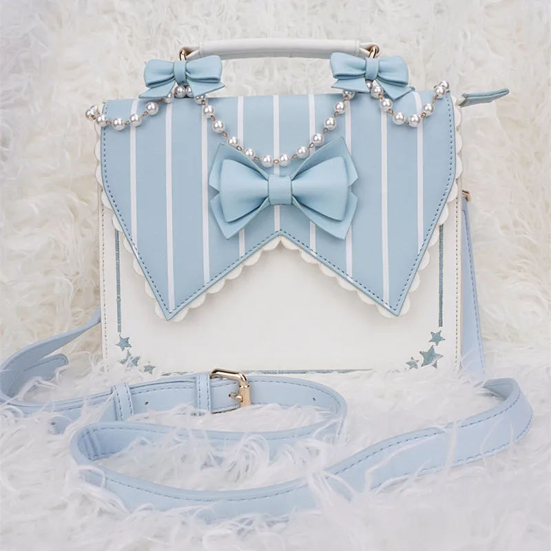 Japanese Jk Uniform Bag Cute Bowknot Sailor One-shoulder Messenger Bag Lolita Girl Backpack Soft Girl Daily Bags Kawaii Bag Cos
Japanese Jk Uniform Bag Cute Bowknot Sailor One-shoulder Messenger Bag Lolita Girl Backpack Soft Girl Daily Bags Kawaii Bag Cos