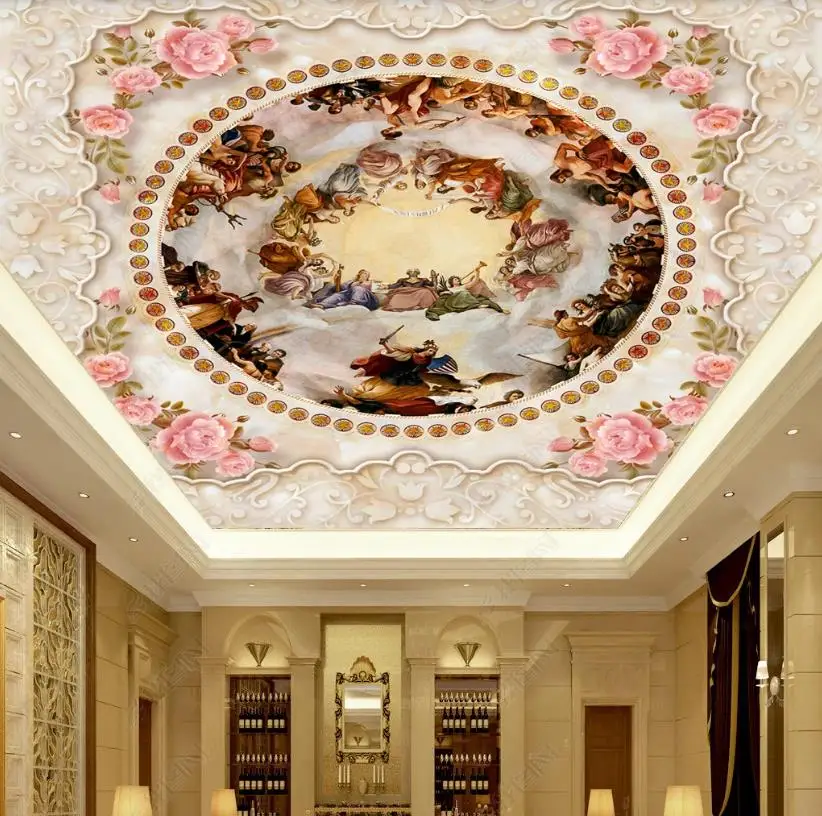 Custom Large high-end Ceiling Mural Photo Wallpaper Living Room marble Ceiling Photo Mural Luxury Wallpaper
Custom Large high-end Ceiling Mural Photo Wallpaper Living Room marble Ceiling Photo Mural Luxury Wallpaper
