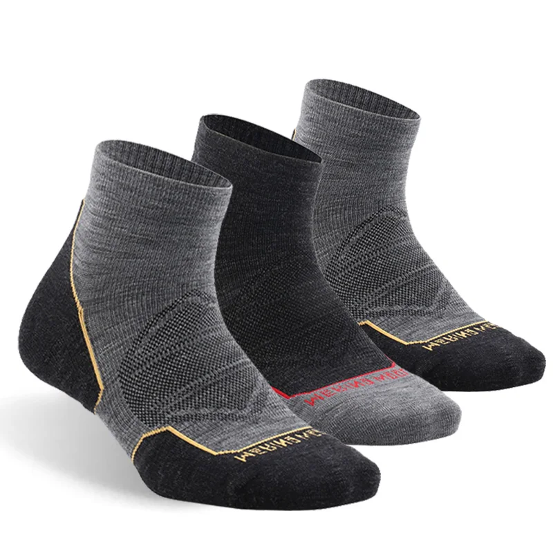 ZEALWOOD Trail Run Socks Men's Women's Outdoor Merino Wool Sports Compression Socks Breathable Cushion Cycling Marathon 3 Pairs
ZEALWOOD Trail Run Socks Men's Women's Outdoor Merino Wool Sports Compression Socks Breathable Cushion Cycling Marathon 3 Pairs