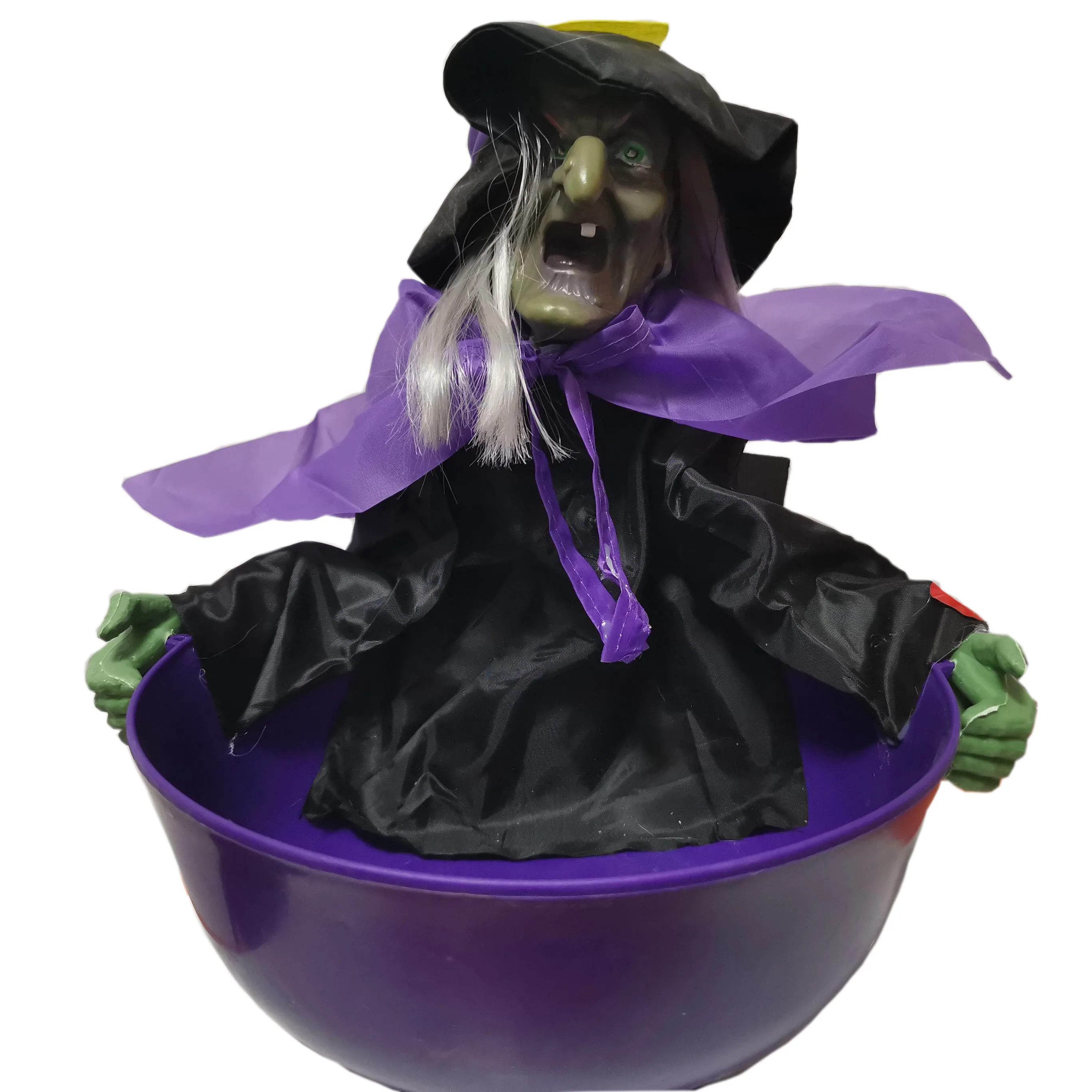 Halloween electric witch fun fruit bowl party decoration haunted house props scary
Halloween electric witch fun fruit bowl party decoration haunted house props scary