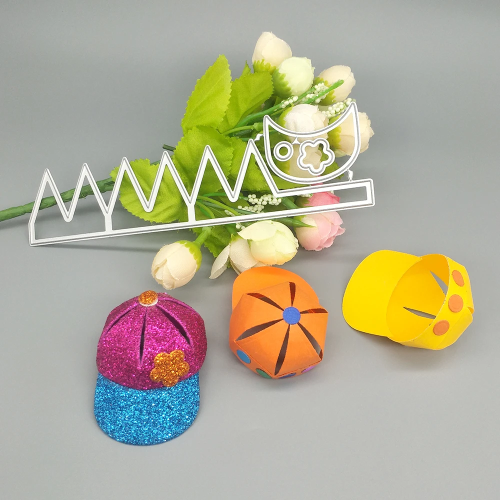 DIY decoration for hats, peaked caps, sun hats, metal cutters, paper crafts, scrapbooks, cardboard photo albums
DIY decoration for hats, peaked caps, sun hats, metal cutters, paper crafts, scrapbooks, cardboard photo albums