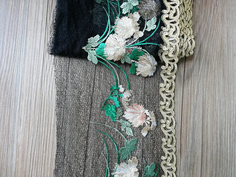 Цветочная вышитая кружевная отделка черная кожа сетка тюль лента юбка кукла одежда шитье ремесло DIY 18 см шириной 10 ярдов
Цветочная вышитая кружевная отделка черная кожа сетка тюль лента юбка кукла одежда шитье ремесло DIY 18 см шириной 10 ярдов