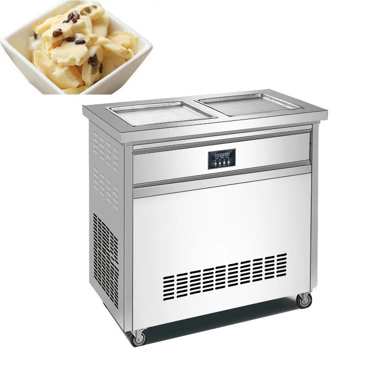Commercial Fried Yogurt Machine Making Roll Ice Cream Fried Ice Machine Fried Ice Cream Machine 1000W
Commercial Fried Yogurt Machine Making Roll Ice Cream Fried Ice Machine Fried Ice Cream Machine 1000W
