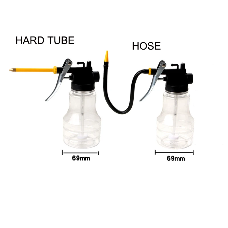 250MLOil Car Transparent High Pressure Oiler Lubrication Oil Can Bottle Flex Manual Oiling Gun With Rigid Spout Thumb Pump Tool
250MLOil Car Transparent High Pressure Oiler Lubrication Oil Can Bottle Flex Manual Oiling Gun With Rigid Spout Thumb Pump Tool