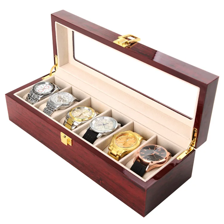 New Wood Baking Finish Watch Box Watch Holder Box For Watches Men Glass Top Jewelry Organizer Box 2 3 5 6 10 Grids Home Shop
New Wood Baking Finish Watch Box Watch Holder Box For Watches Men Glass Top Jewelry Organizer Box 2 3 5 6 10 Grids Home Shop