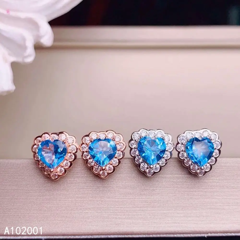 KJJEAXCMY fine jewelry natural blue topaz 925 sterling silver women earrings new Ear Studs support test popular
KJJEAXCMY fine jewelry natural blue topaz 925 sterling silver women earrings new Ear Studs support test popular