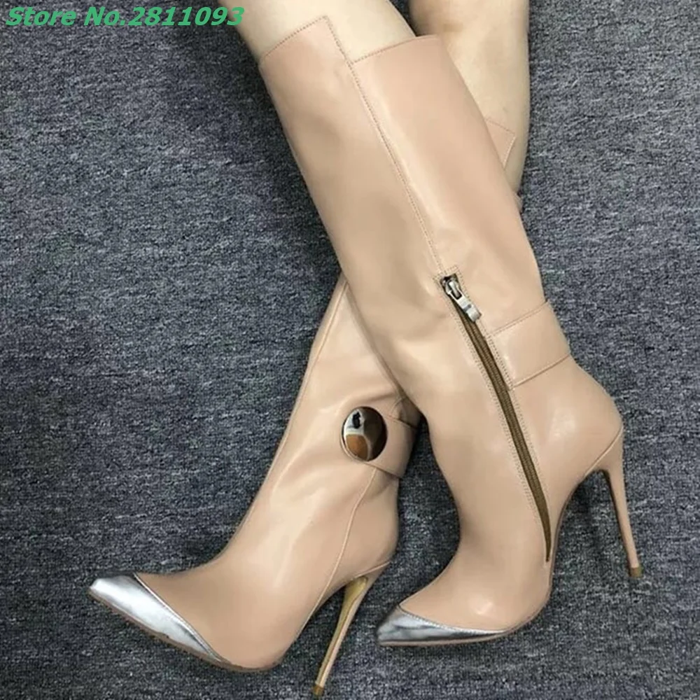 Newest Mid Calf Solid Pointed Toe Neutral Boots Street Korean Style Brown Black Genuine Leather All Match Women's Half Shoes
Newest Mid Calf Solid Pointed Toe Neutral Boots Street Korean Style Brown Black Genuine Leather All Match Women's Half Shoes