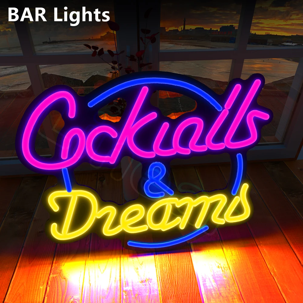 Cocktail Dream Real Glass Tube Neon Light Sign Neon Lamp Board Commercial Lighting Tavern Beer Bar Pub Decoration
Cocktail Dream Real Glass Tube Neon Light Sign Neon Lamp Board Commercial Lighting Tavern Beer Bar Pub Decoration