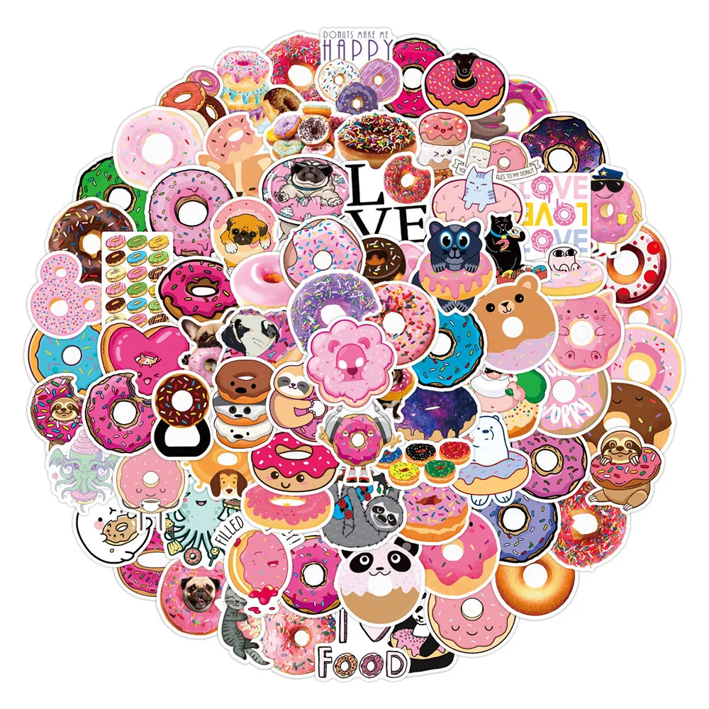 10/50/100PCS Donut Graffiti Stickers Aesthetic DIY Scrapbooking Laptop Phone Water Bottle Cartoon Decal Cute Sticker for Kid Toy
10/50/100PCS Donut Graffiti Stickers Aesthetic DIY Scrapbooking Laptop Phone Water Bottle Cartoon Decal Cute Sticker for Kid Toy