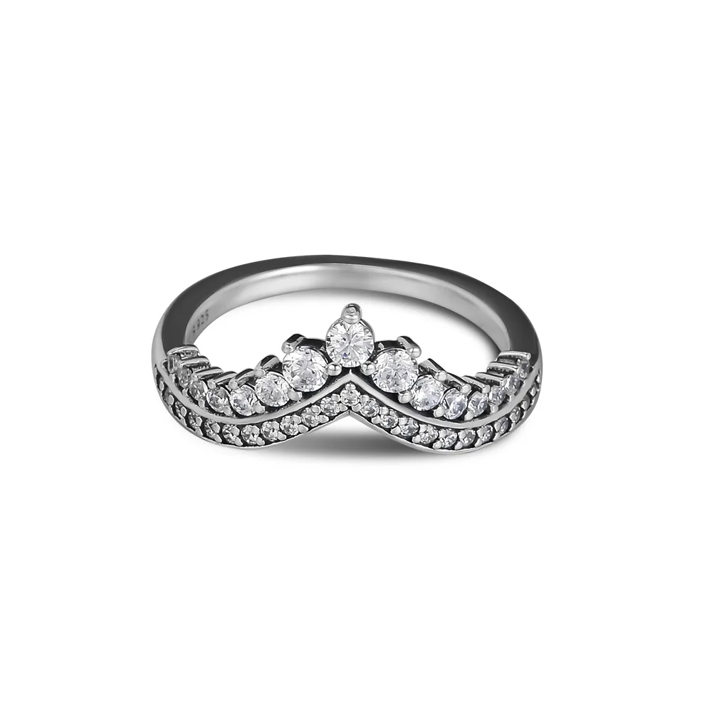 Princess Wish Ring Clear CZ Silver Woman Rings For Jewelry Making 925 Original Silver Jewelry Make Up Woman Gift Ring
Princess Wish Ring Clear CZ Silver Woman Rings For Jewelry Making 925 Original Silver Jewelry Make Up Woman Gift Ring