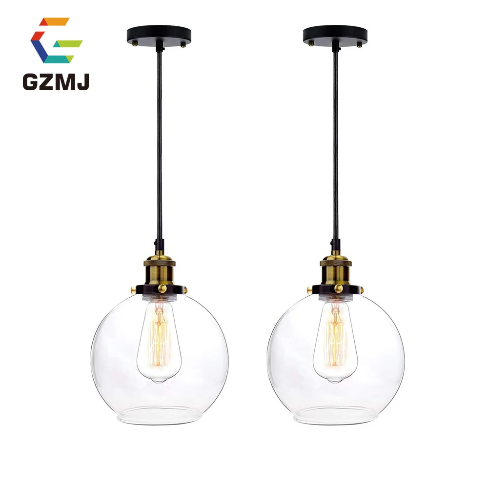 GZMJ Loft Bar Vintage Glass Ball Hang Lamp LED Light Pendant Lights Glass Industrial Smoky Grey Colgante Luster Kitchen
GZMJ Loft Bar Vintage Glass Ball Hang Lamp LED Light Pendant Lights Glass Industrial Smoky Grey Colgante Luster Kitchen