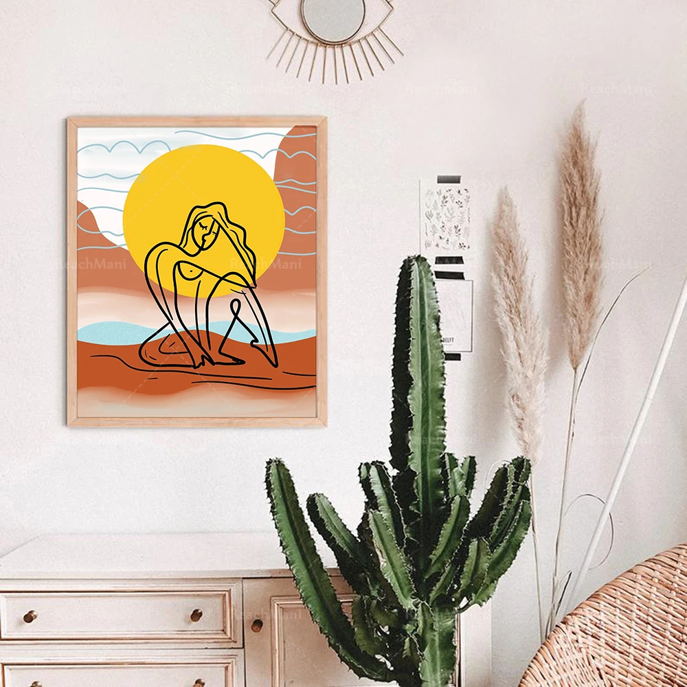 Line female prints, line art posters, minimalist female coast wall art decoration, gifts for beach lovers/modern line drawings
Line female prints, line art posters, minimalist female coast wall art decoration, gifts for beach lovers/modern line drawings